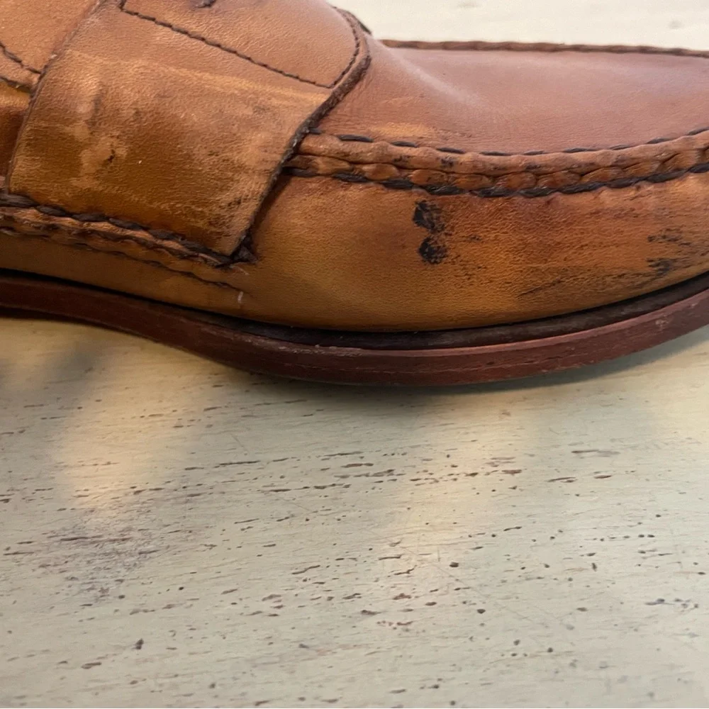 Allen Edmonds Cavanaugh Slip On Dress Penny Loafer Calfskin Leather Men Sz 8.5 A